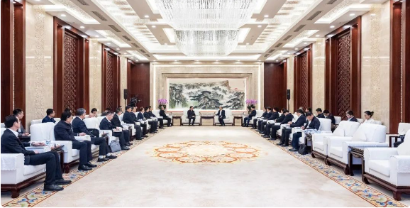加強(qiáng)合作，積極推進(jìn)重大項目建設(shè)！劉明勝、栗寶卿拜會山東省委書記林武、省長周乃翔